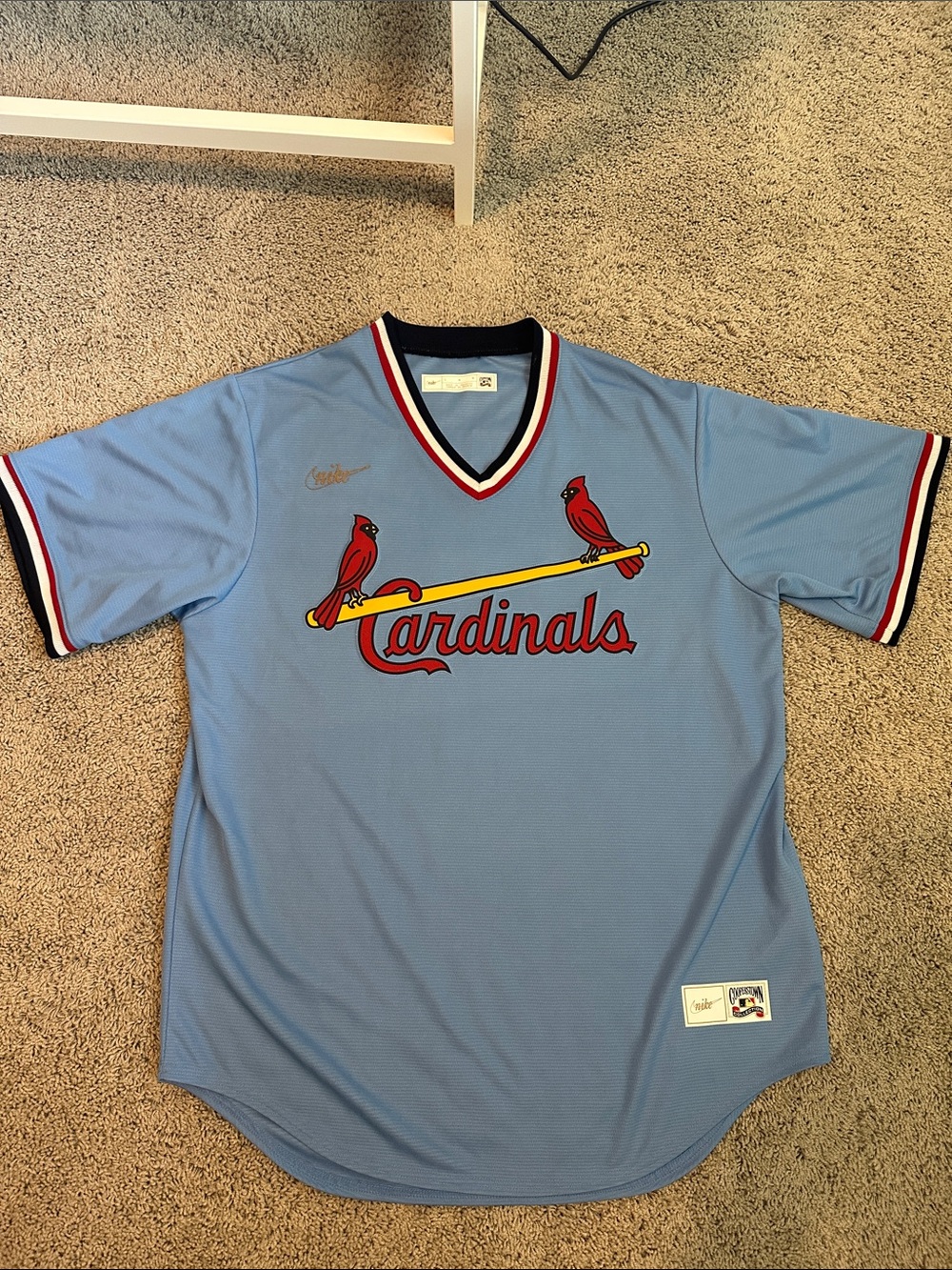 Nike Light Blue St. Louis Cardinals Jersey